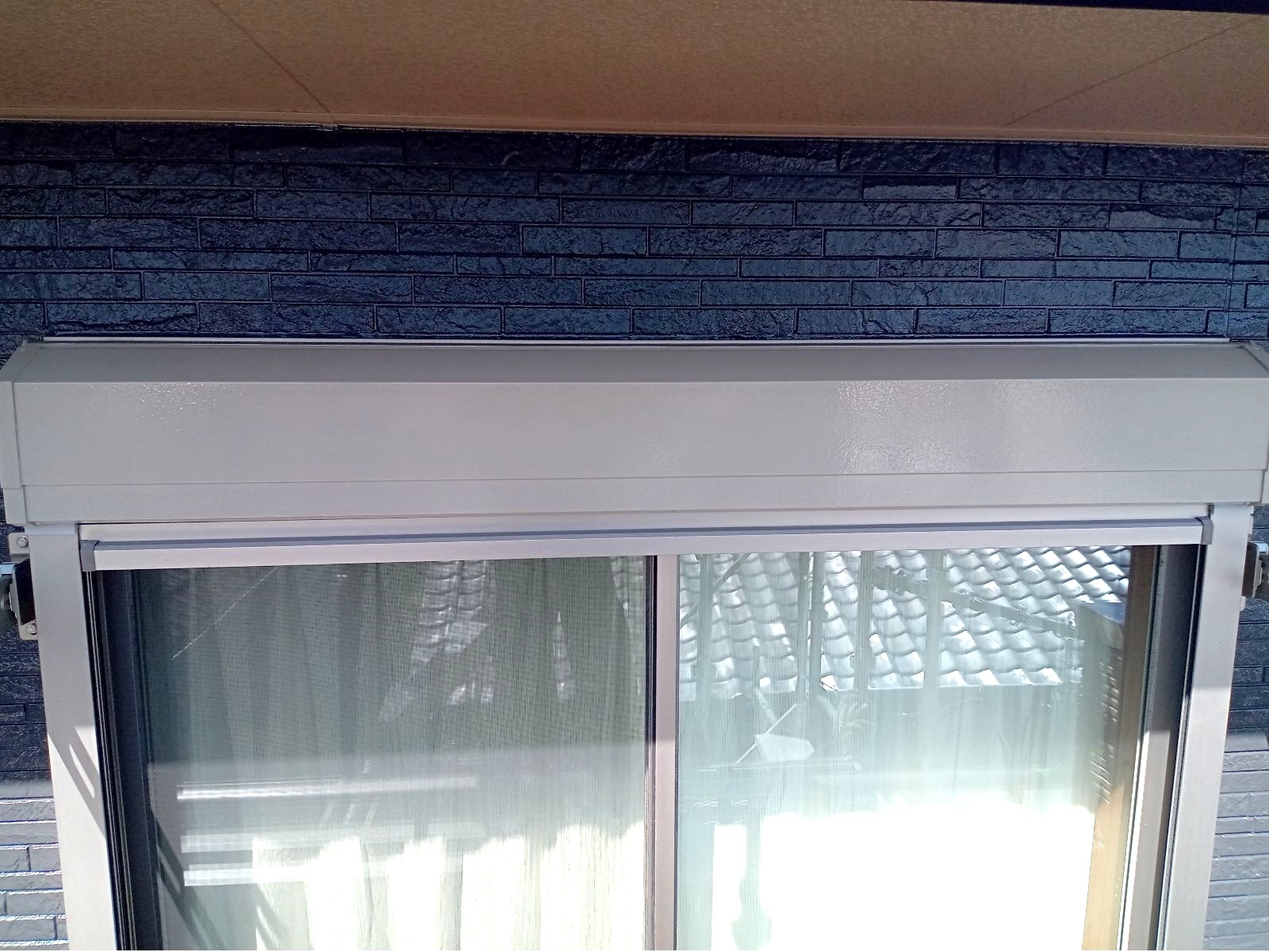 施工後のシャッターBOX