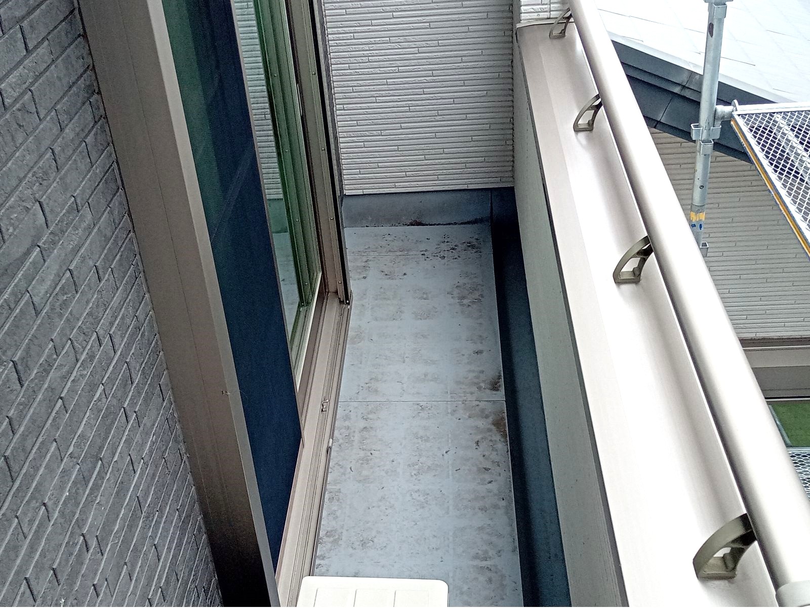 施工前のベランダ