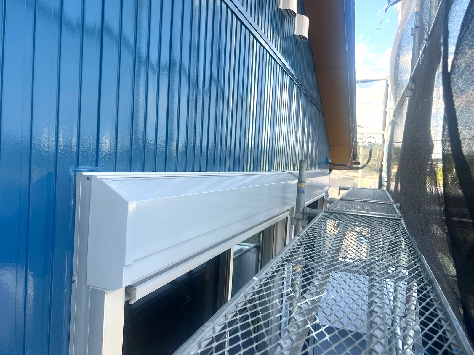 施工後のシャッターBOX