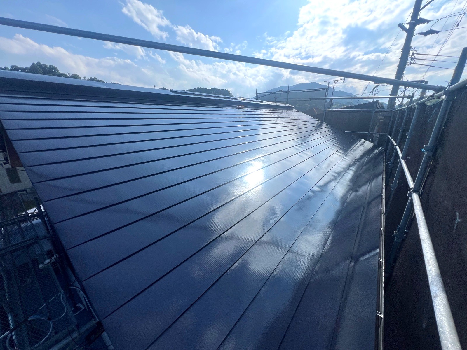 施工後の屋根