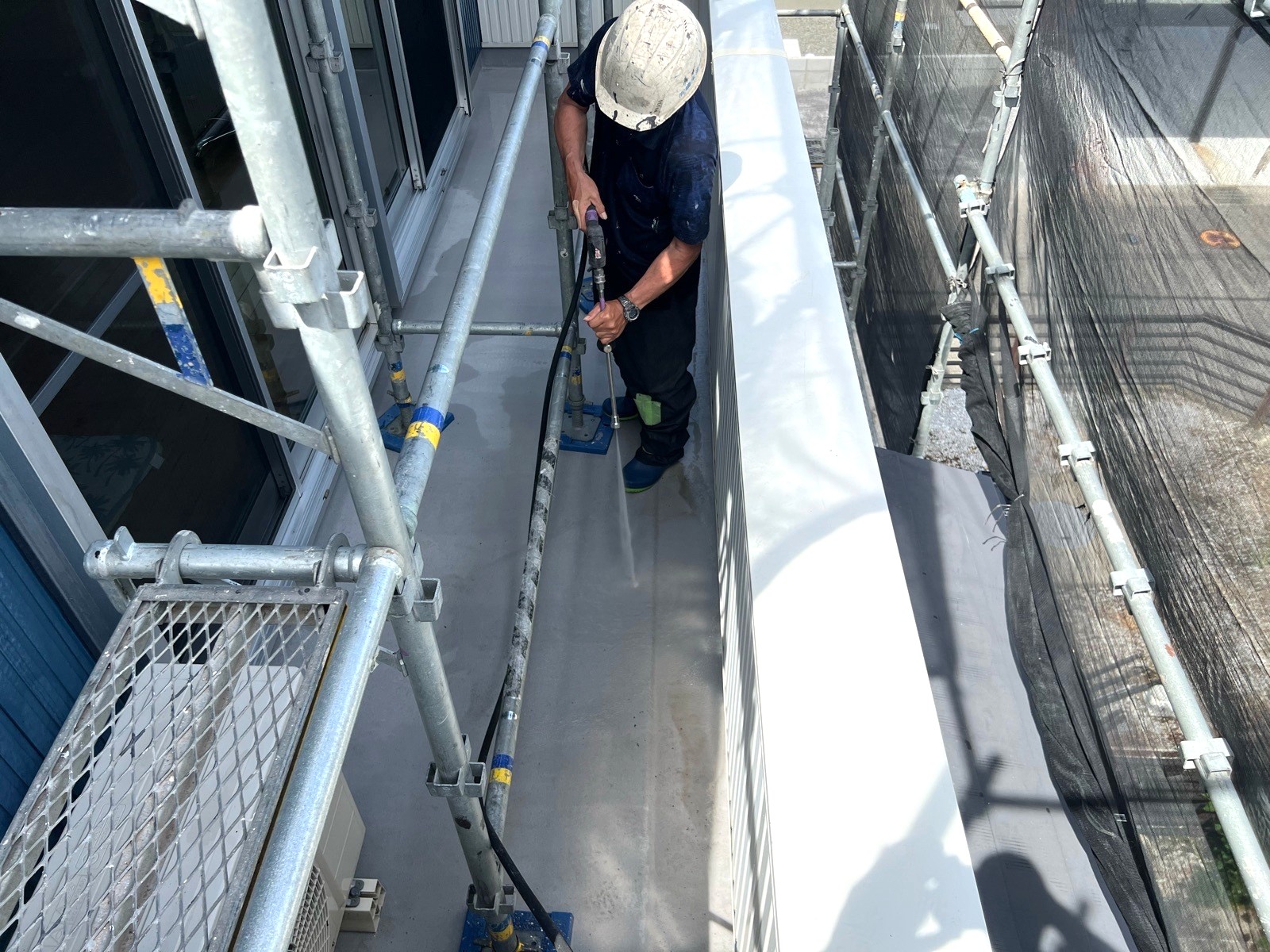 施工前のベランダ