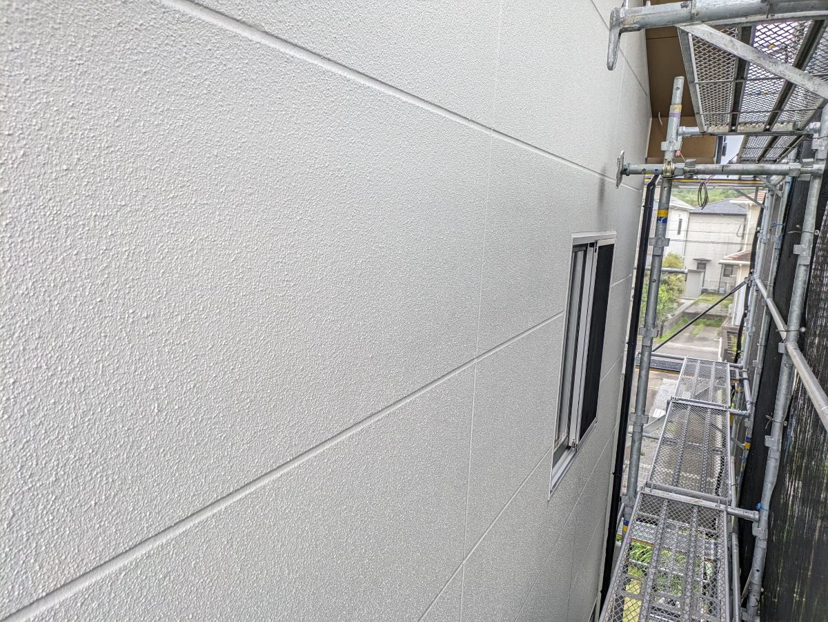 施工後の1階外壁