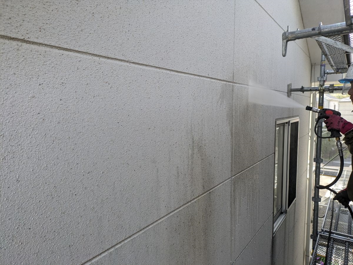 施工前の1階外壁