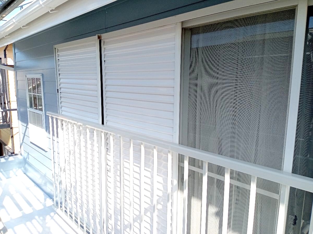 施工後の雨戸