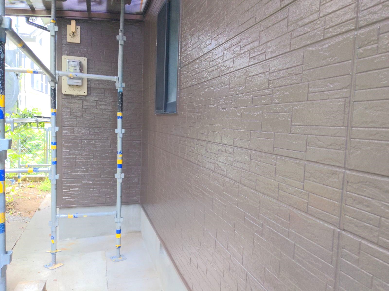 施工後の1階外壁