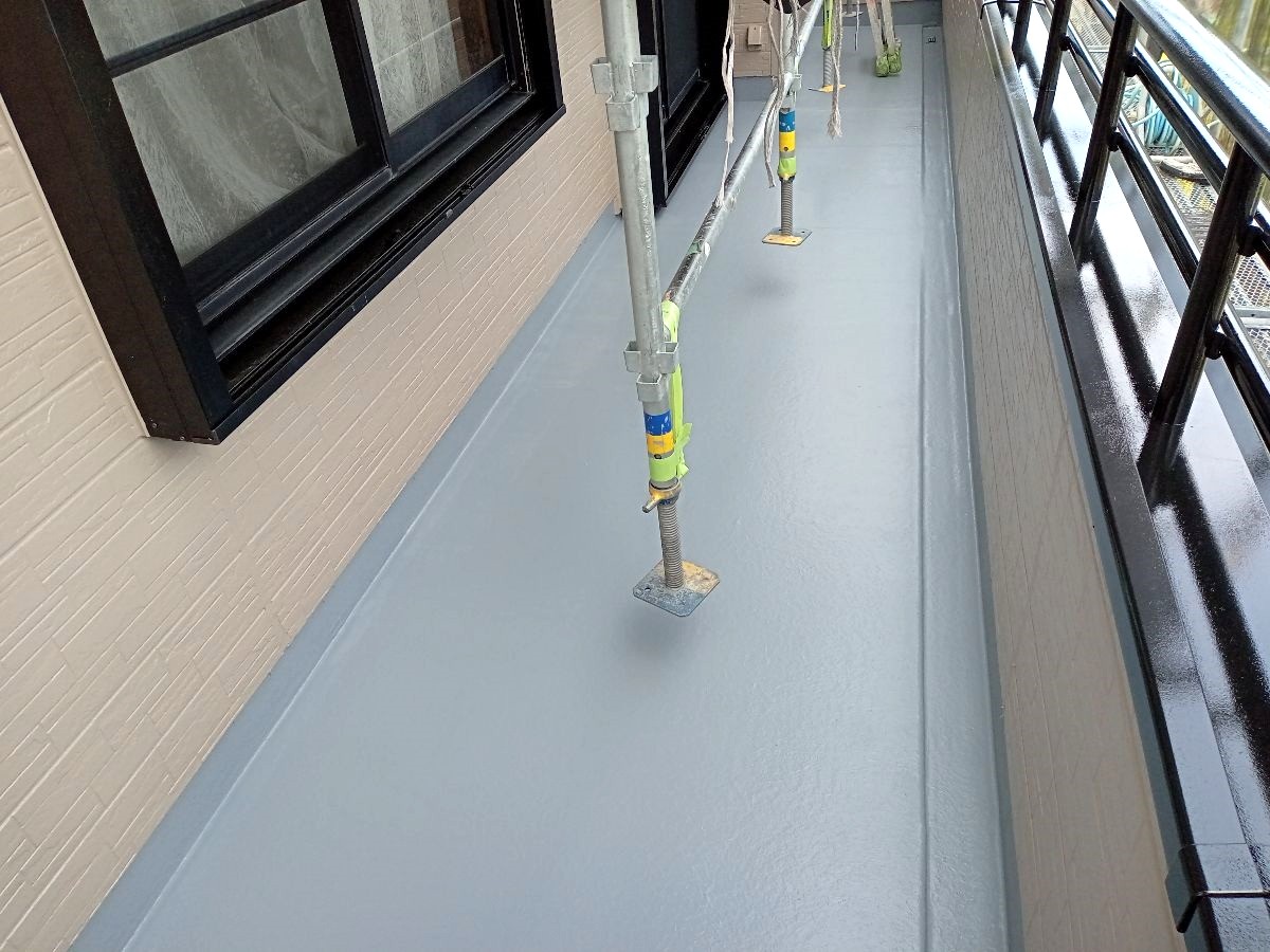 施工後のベランダ