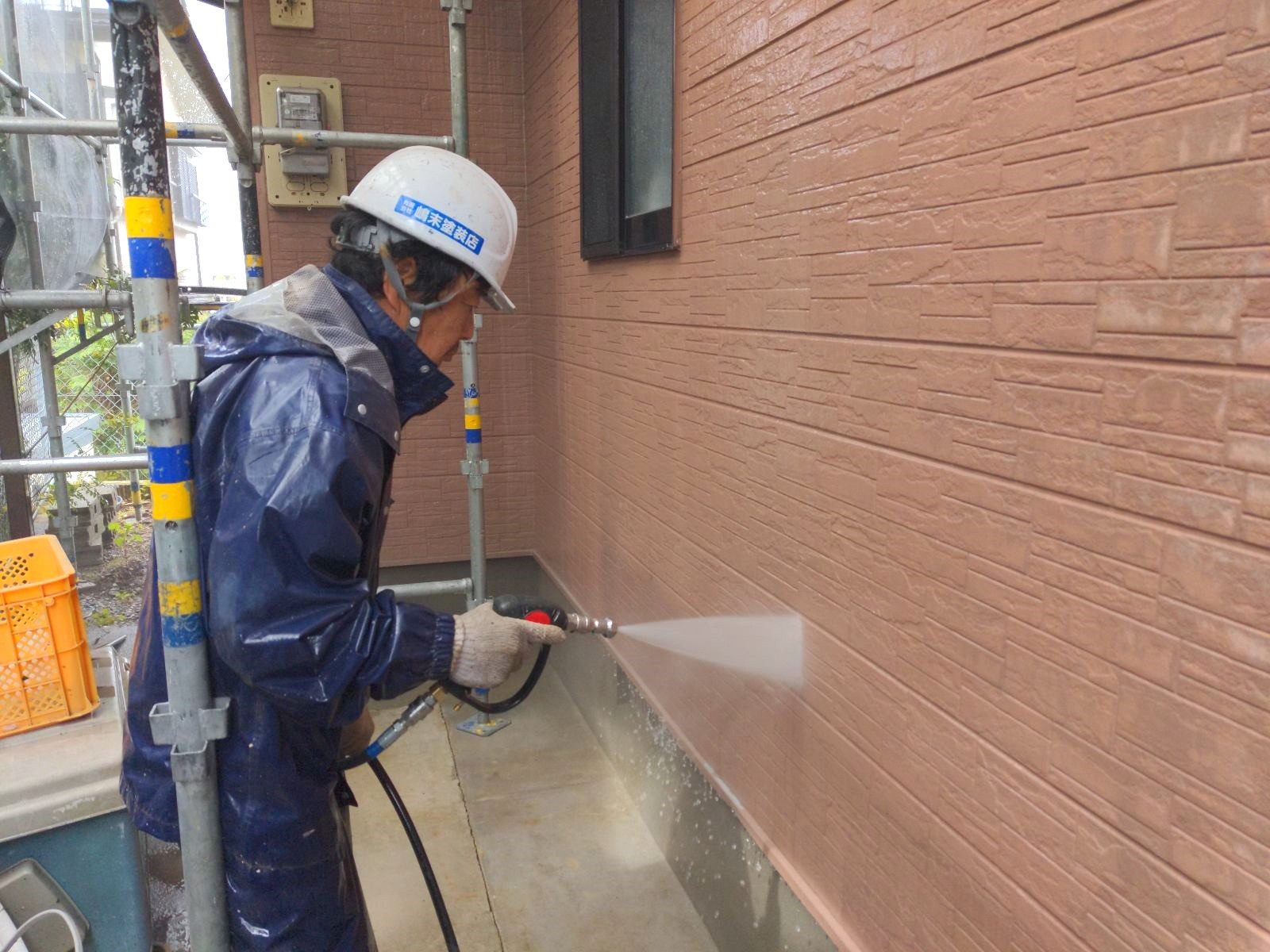 施工前の1階外壁