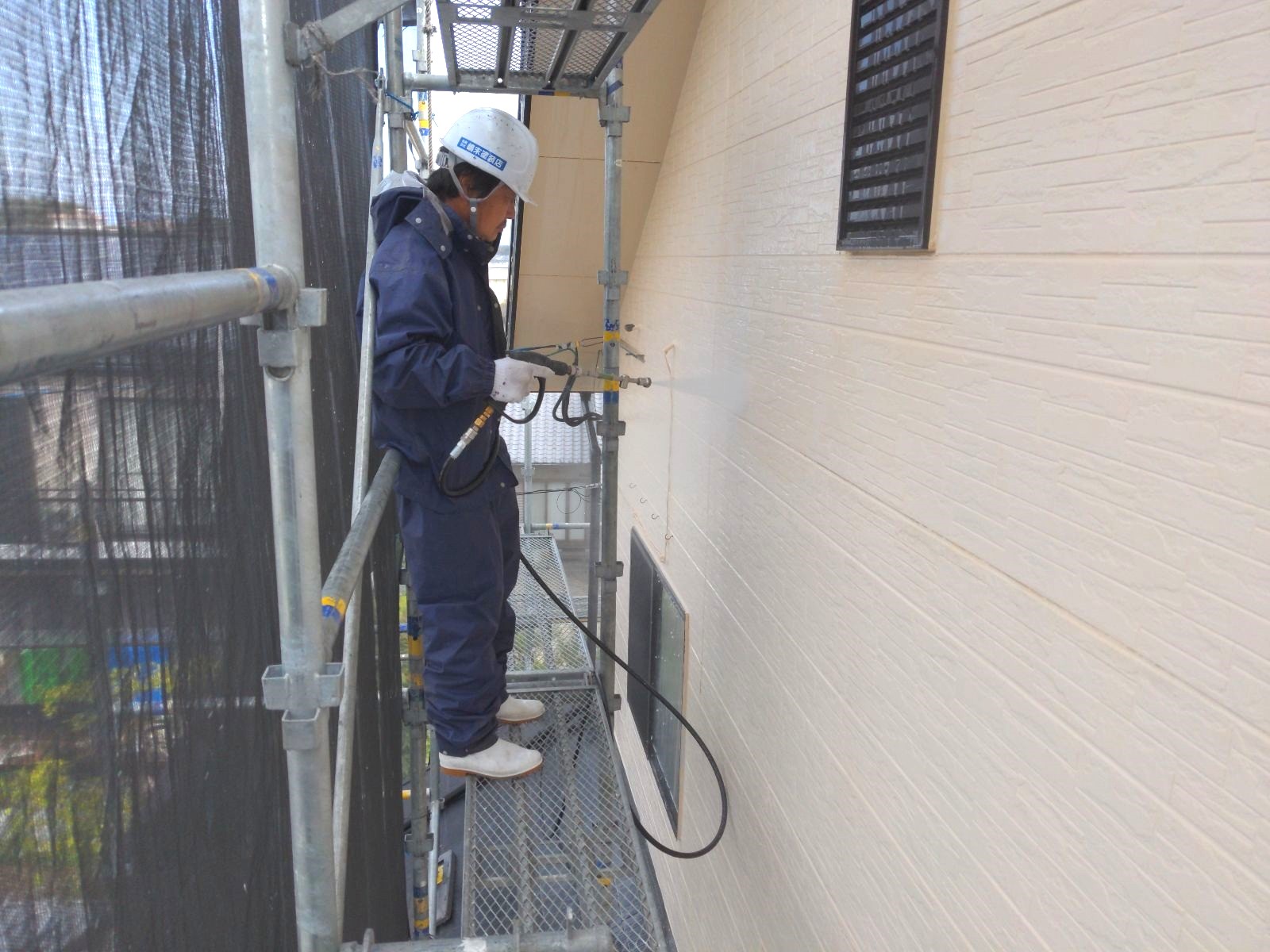 施工前の2階外壁