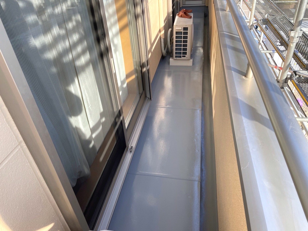 施工後のベランダ