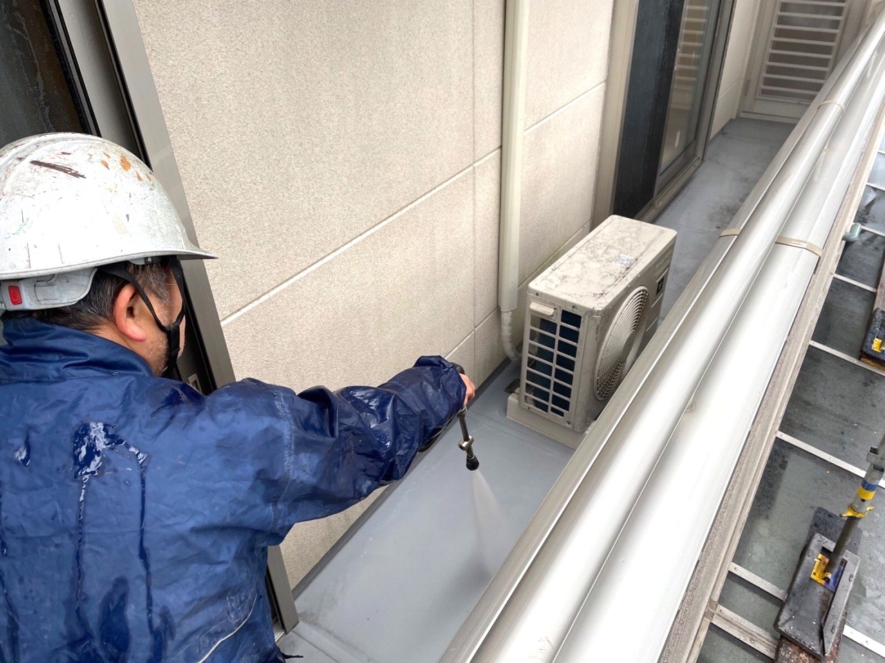 施工前のベランダ