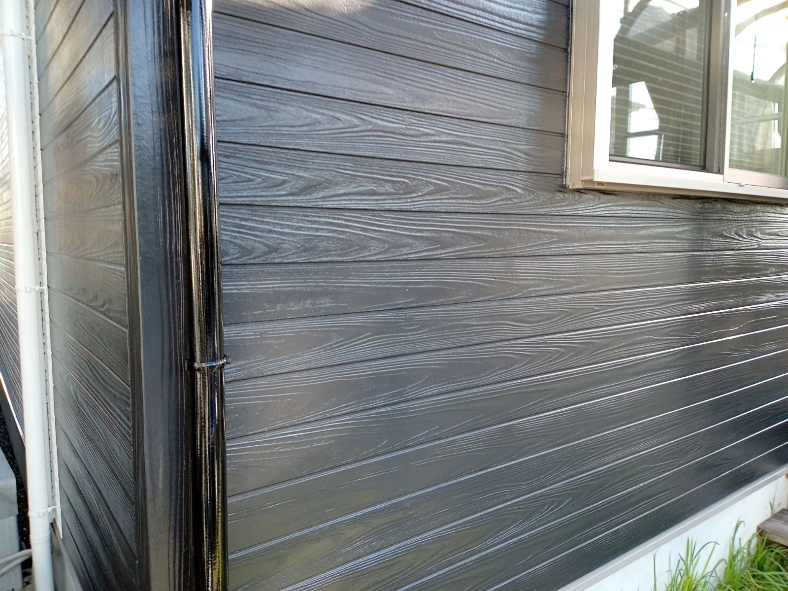 施工後のアクセント外壁