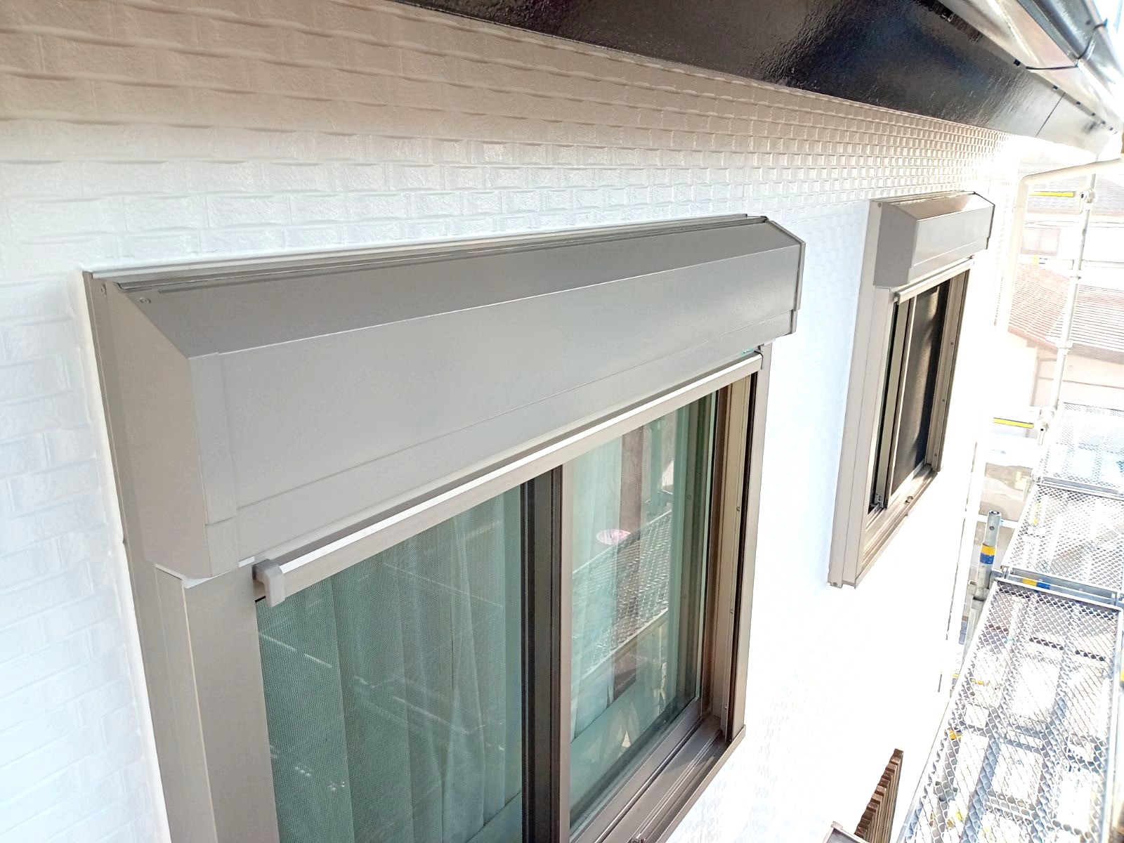 施工後のシャッターBOX