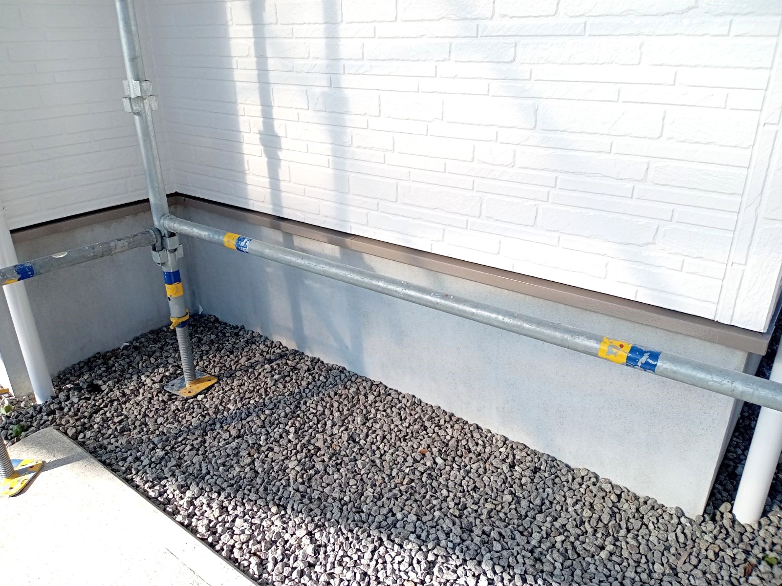 施工後の水切り