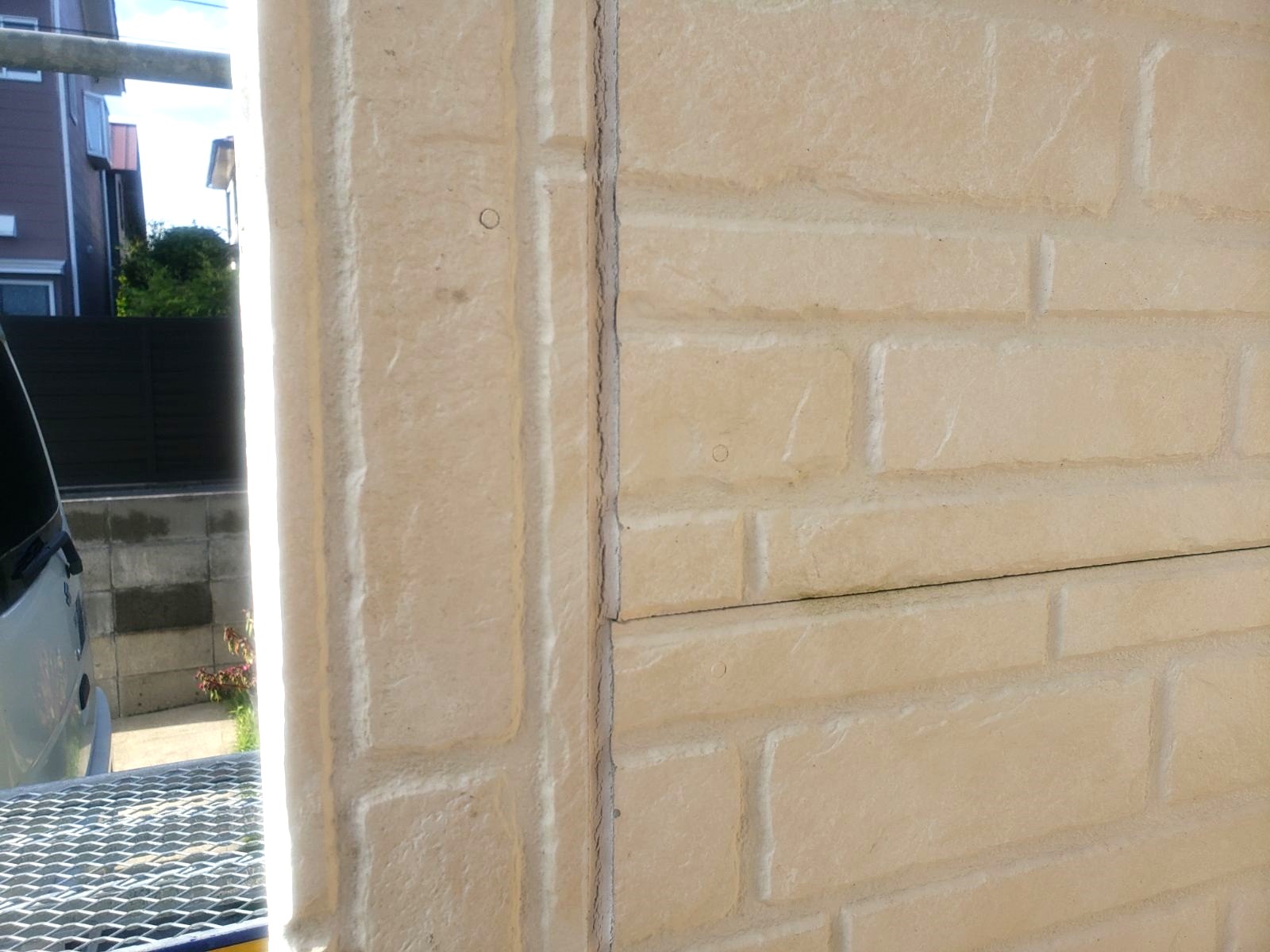 施工前のシーリング