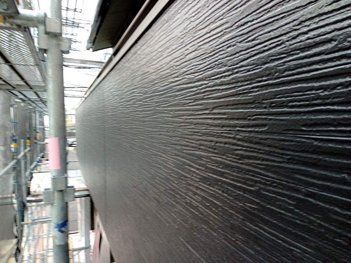 施工後のアクセント外壁