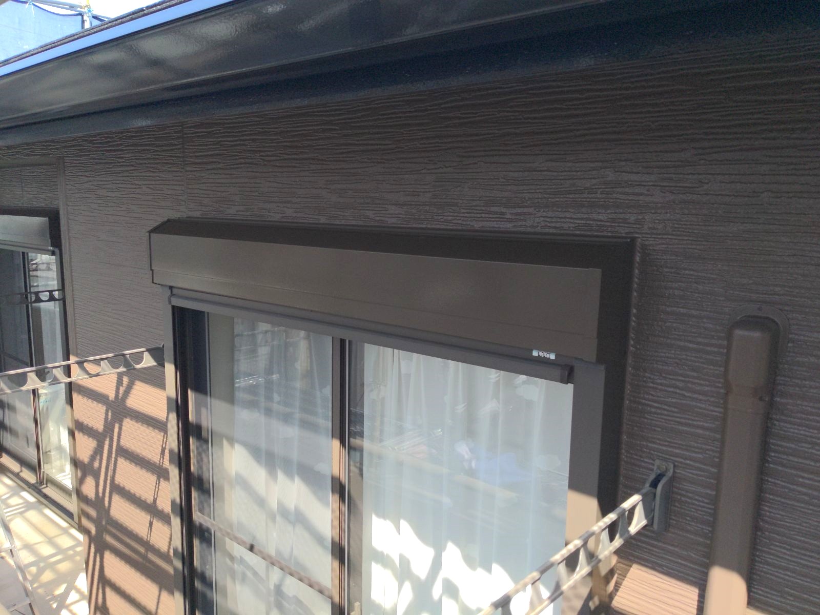 施工後のシャッターBOX