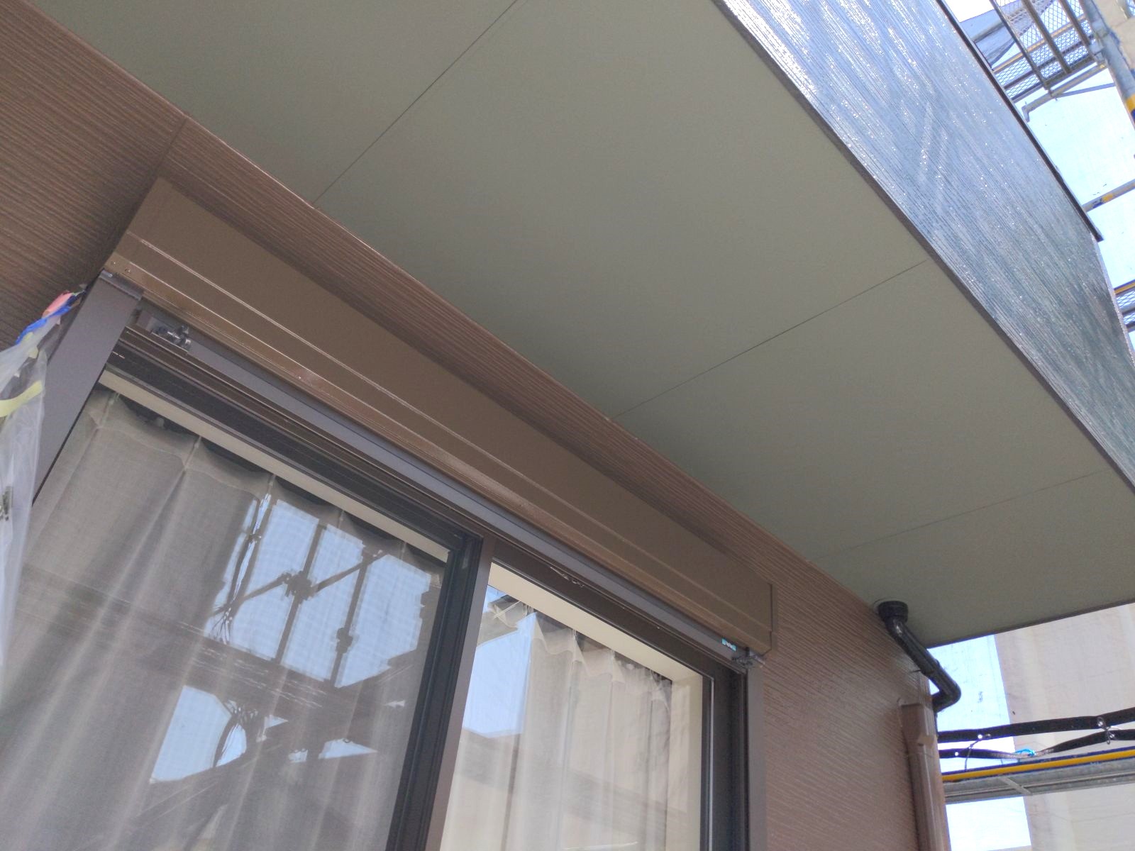 施工後の軒天