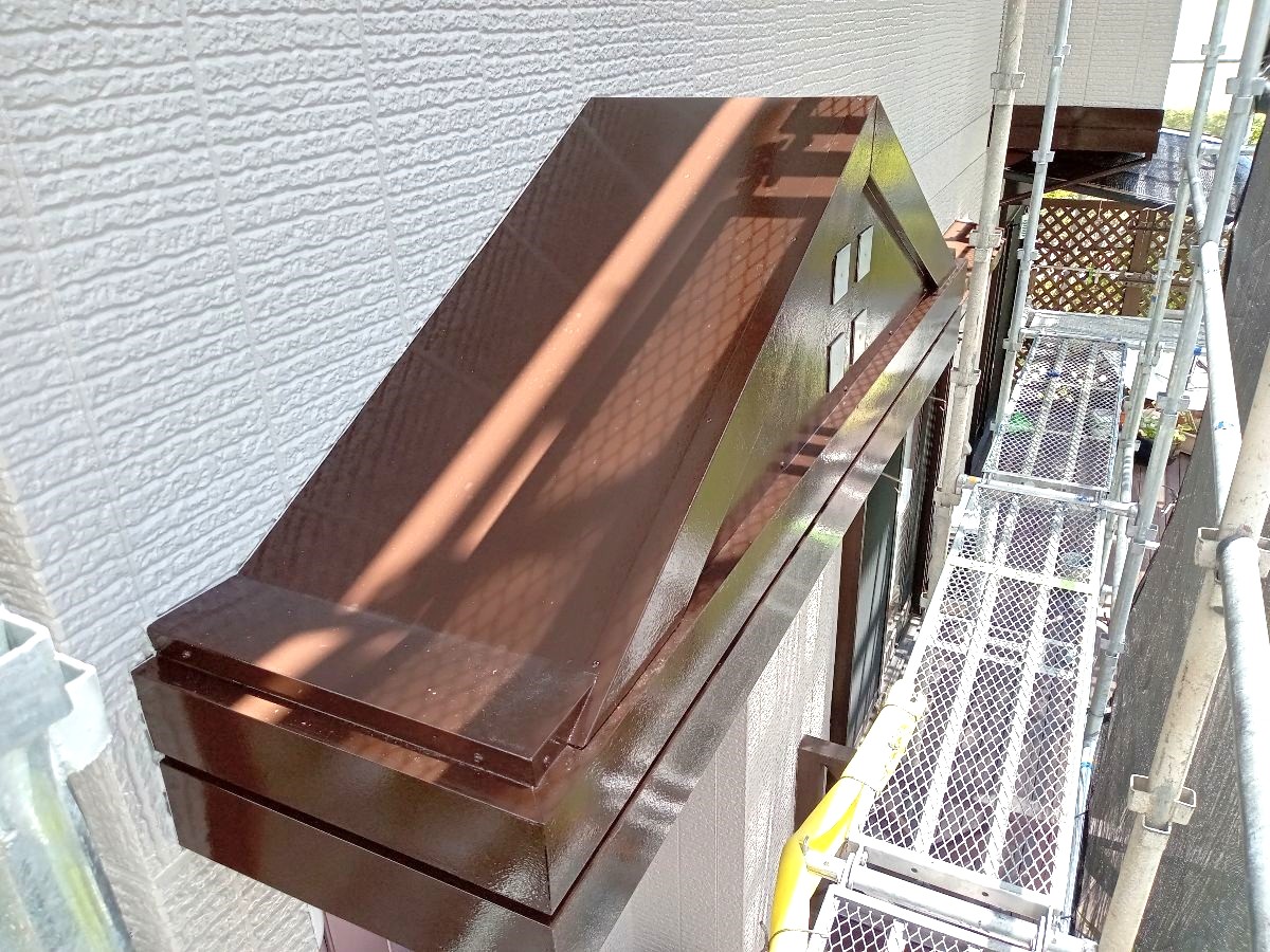 施工後の庇