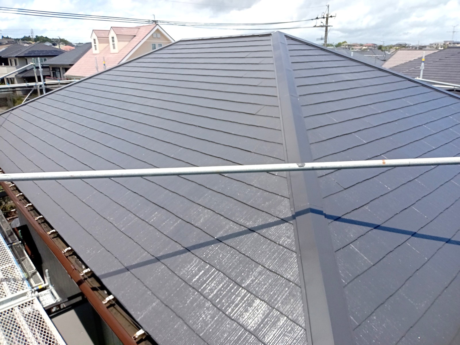 施工後の屋根